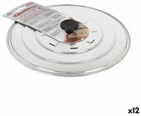 Coperchio per Padella con Valvola per disperdere il vapore Quttin Alluminio Ø 32,5 cm (12 Unità)