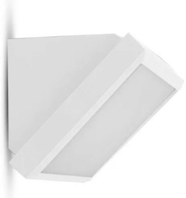 Lampada da parete LED esterna 20W 230V 4000K IP65 bianco