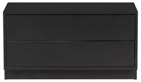 Tavolo TV modulare nero in legno di pino 75x40 cm Finca - WOOOD