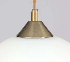 Orion HL 6-1525/1 - Lampadario a sospensione con filo GRADO 1xE27/60W/230V diametro 40 cm ottone