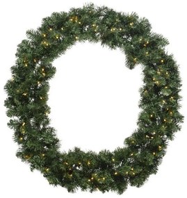 Corona di natale DECORIS verde Ø 120 cm