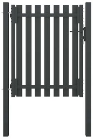 Cancello Per Recinzione İn Acciaio 1x1,5 M Antracite /
