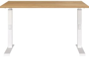 Tavolo da lavoro regolabile in altezza con piano in rovere Downey - Germania