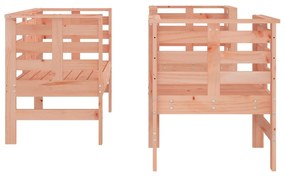 Set Salotto da Giardino 3 pz in Legno Massello di Douglas