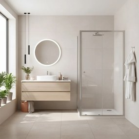 Cabina doccia Rea Primo Slide 130x70 Chrome