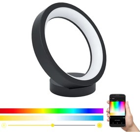 Eglo 99029 - Lampada da tavolo LED RGB dimmerabile MARGHERA-C LED/16W/230V