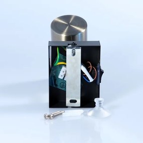 Globo 57911-1M - Faretto da parete ROBBY 1xGU10/25W/230V nero/ottone