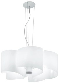 Lampadario Sospensione Immagine Class Colore Bianco 60W Mis 63 x 120 cm