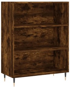 Libreria Rovere Fumo 69,5x32,5x90 cm in Legno Multistrato