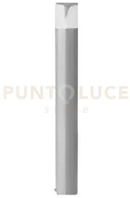 Ges722- paletto h.80cm d.9cm grigio metallizzato 1 luce attacco e27...