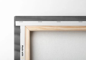 Stampa su tela – Pietra meditativa in bianco e nero