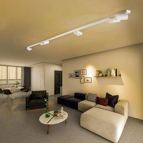 Nowodvorski Lighting Faretto da soffitto Mono VIII bianco a 8 luci, 2x200 cm