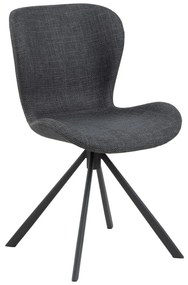 Sedie da pranzo grigio scuro in set di 2 Batilda - Actona