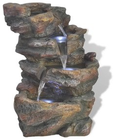 Fontana Da Interno Con Luci A Led İn Poliresina /