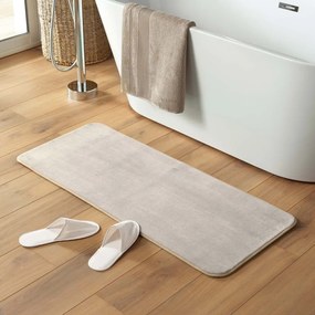 Tappeto da bagno beige 50x120 cm Vitamine - douceur d'intérieur