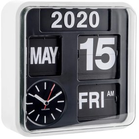 Mini orologio Flip bianco - Karlsson