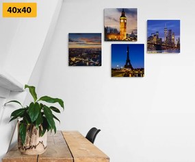 Set di quadri – Città notturne