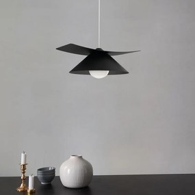 Lampadario Moderno Miller nero E27 LUMICOM