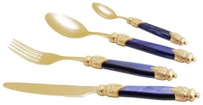 Set di Posate Oro Pvd Arianna Oro 24pz - Rivadossi Sandro