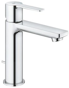 Rubinetto per lavabo getto laminare cristallino Lineare cromato lucido GROHE H 18 cm