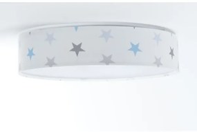 Luce LED dimmerabile GALAXY KIDS LED/24W/230V stelle blu/grigio/bianco + tc