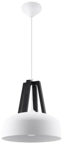 Sollux SL.0387 - Lampadario a sospensione con filo CASCO 1xE27/60W/230V diametro 30 cm