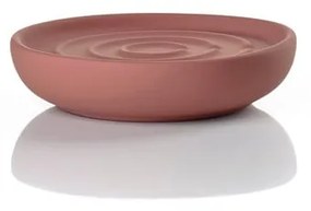 Portasapone in porcellana rosso chiaro Nova - Zone