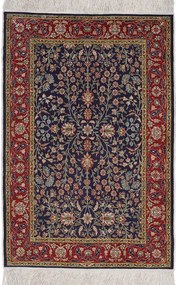 Hereke Tappeto orientale 100 x 70 Rosa (Tacchino) Annodato A Mano