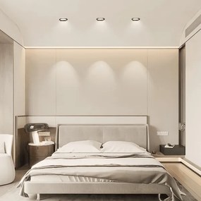 Aigostar - Lampada LED da incasso per bagni LED/4,8W/230V 4000K nero IP65