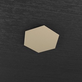 Plafoniera Industrial-Minimal Decorativa Hexagon Metallo Sabbia