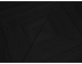 Tavolo da pranzo rotondo con piano nero allungabile con estensione ø 120 cm Magnus – Windsor &amp; Co Sofas