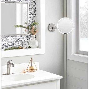 Specchio da parete/per make-up con illuminazione/con ingrandimento (5x) ø 20 cm Sensor – simplehuman