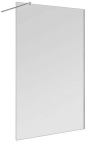 Doccia Walk-In 160 cm trasparente 6 mm profilo cromo H 200 cm Klug