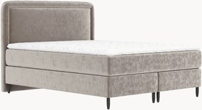 Letto boxspring in velluto fatto a mano Salvi, H4