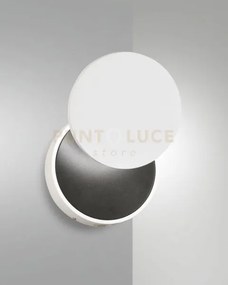 Ara  applique biancaa led 2 luci 3000k 715 + 270lm 8w + 4w orientab...