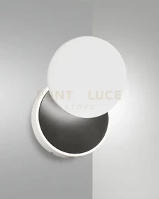 Ara  applique biancaa led 2 luci 3000k 715 + 270lm 8w + 4w orientab...