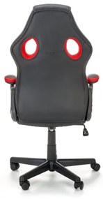 Sedia da ufficio KENU nera/rossa