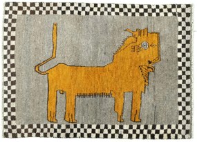 Gabbeh Tappeto persiano 100x140 Nero (Iran) Annodato A Mano