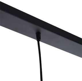 Lampada a sospensione moderna nera 3 luci - Koopa
