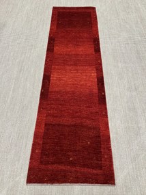 Loribaft Tappeto 90 x 320 Rosso (Iran) Annodato A Mano