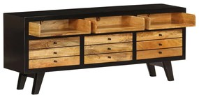 Mobile porta tv in legno massello di mango 120x30x50 cm