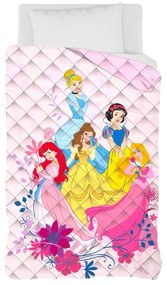 Trapunta invernale letto singolo Principesse Disney  Colore Rosa, Dimensioni e Misure Singolo