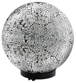 EGLO 91638 - Lampada da esterno TERRALUNA 1 1xE27/18W nera / bianca IP44