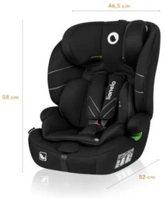 Lionelo - Seggiolino auto LEVI ONE i-Dimensioni 76-150 cm nero