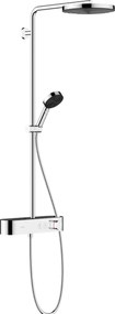 Colonna doccia Showerpipe 260 1jet Con miscelatore a mensola Select 400 e doccetta Cromo Hansgrohe Pulsify 24220000