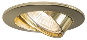 Faretto da incasso smart oro inclinabile con Wifi GU10 - Edu