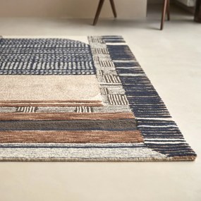 Tikamoon - Tappeto rettangolare in cotone 150x240 cm Manech