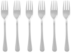 Set di forchettine da dolci argentato in acciaio inox 6 pz Classic – Premier Housewares