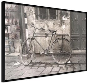 Poster  Old Bicycle  Cornice Quadri Cornice nera, Larghezza x Altezza Home decor 60x40