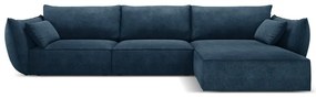 Divano angolare blu scuro (angolo destro) Vanda - Mazzini Sofas